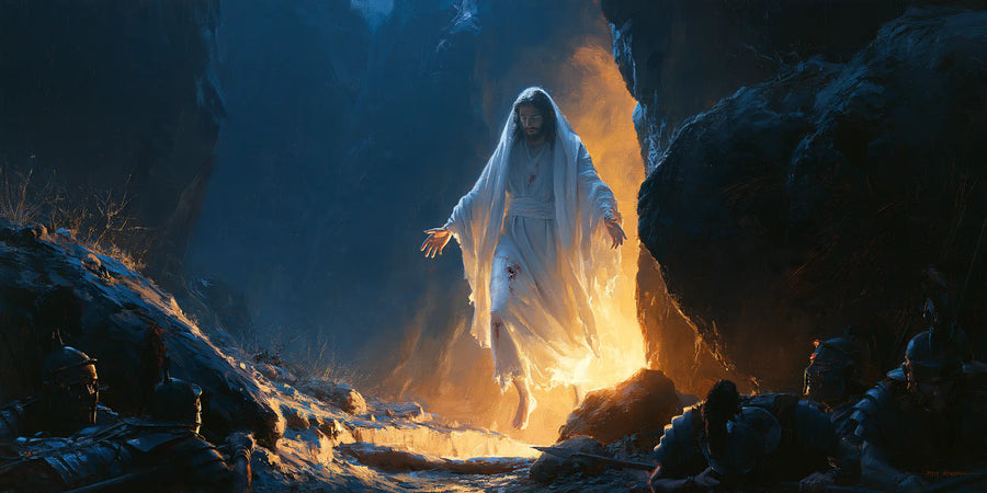 The Resurrection of Jesus Christ - Midnight-blue Chiaroscuro · Landscape n° 22