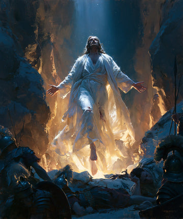 The Resurrection of Jesus Christ - Midnight-blue Chiaroscuro · Portrait n° 26