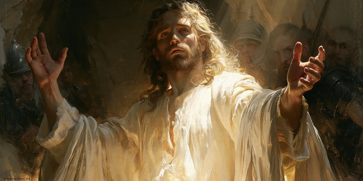 The Resurrection of Jesus Christ — Hands Bathed in Honeyed Light