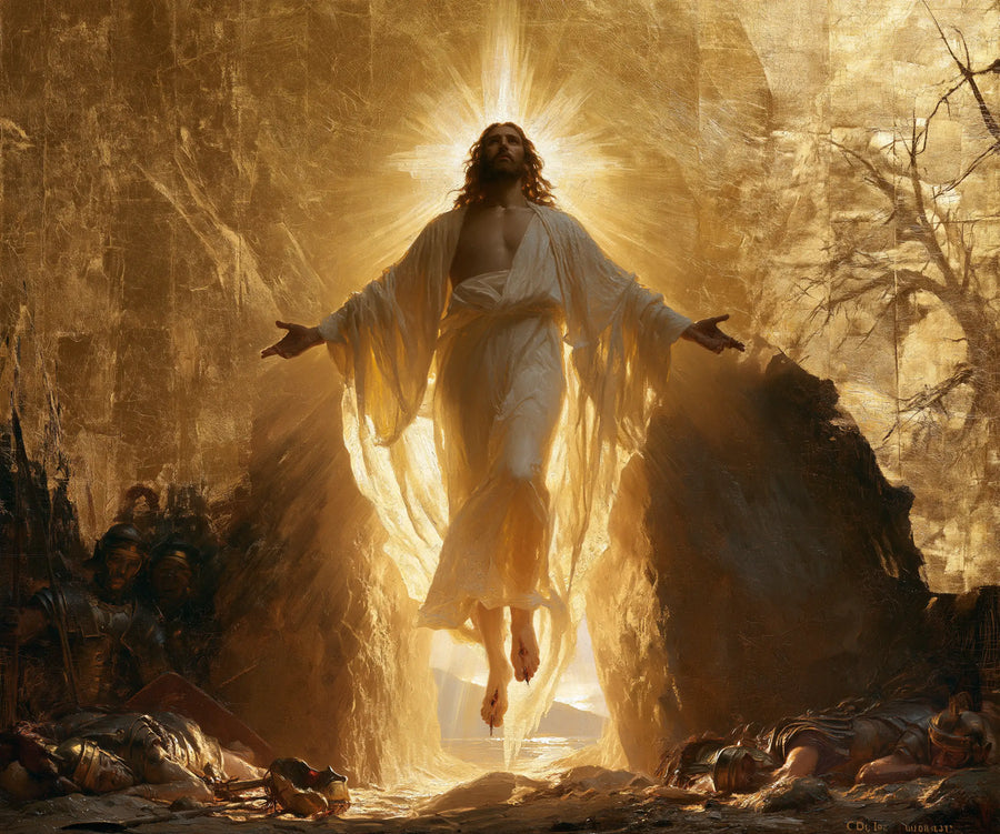 The Resurrection of Jesus Christ - Sacred Gold · Landscape n° 2