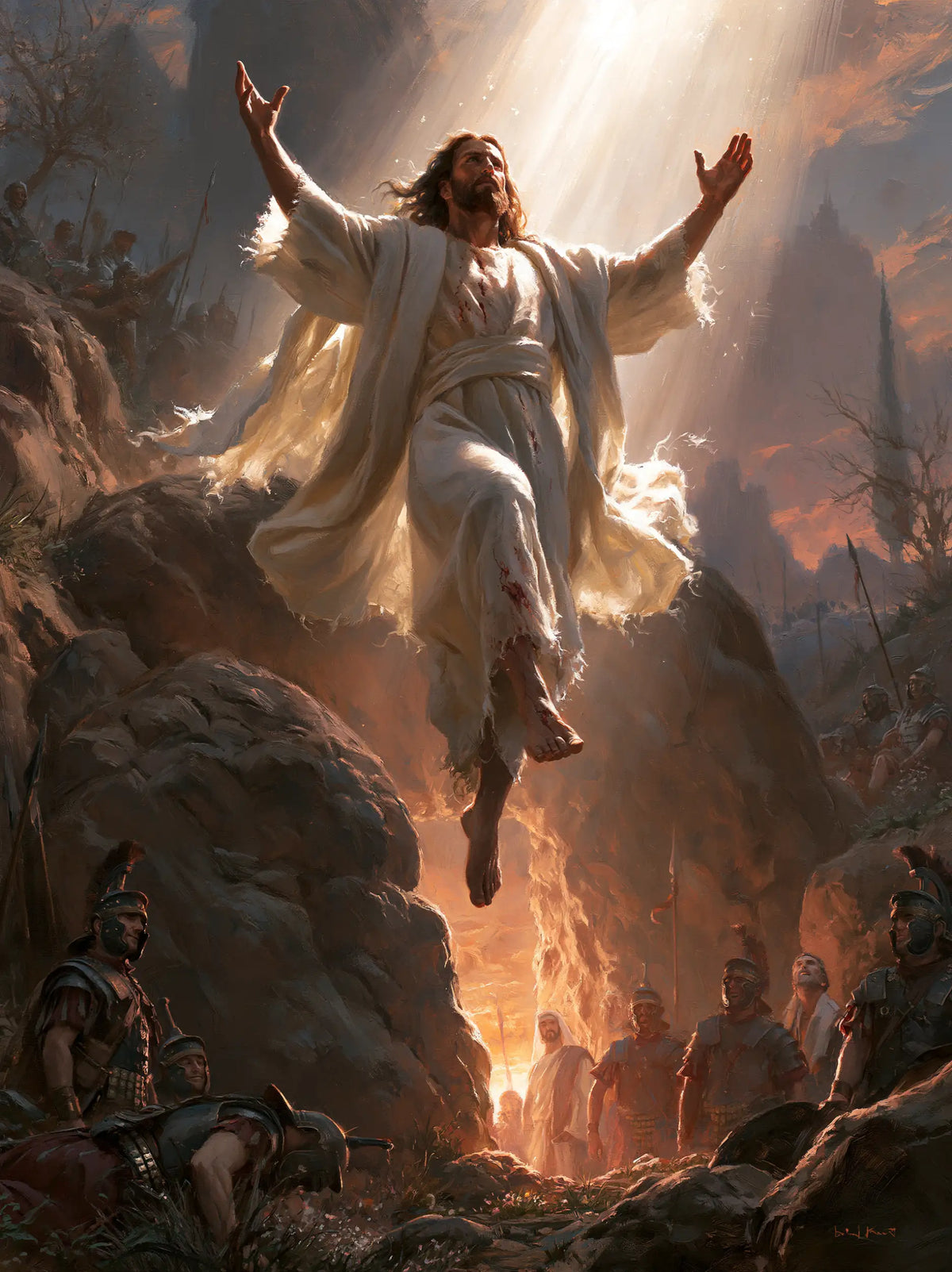 The Resurrection of Jesus Christ — The Ray upon Welcoming Arms