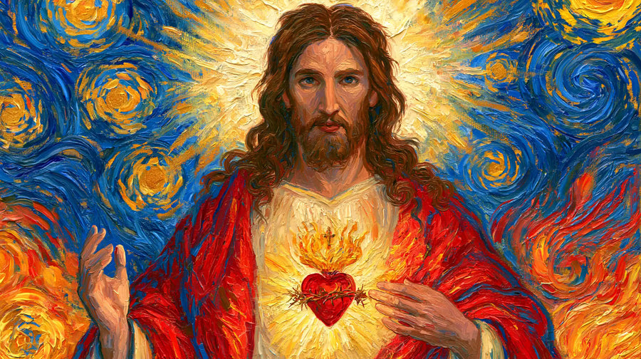 Sacred Heart of Jesus – Post-Impressionist · Landscape no. 11
