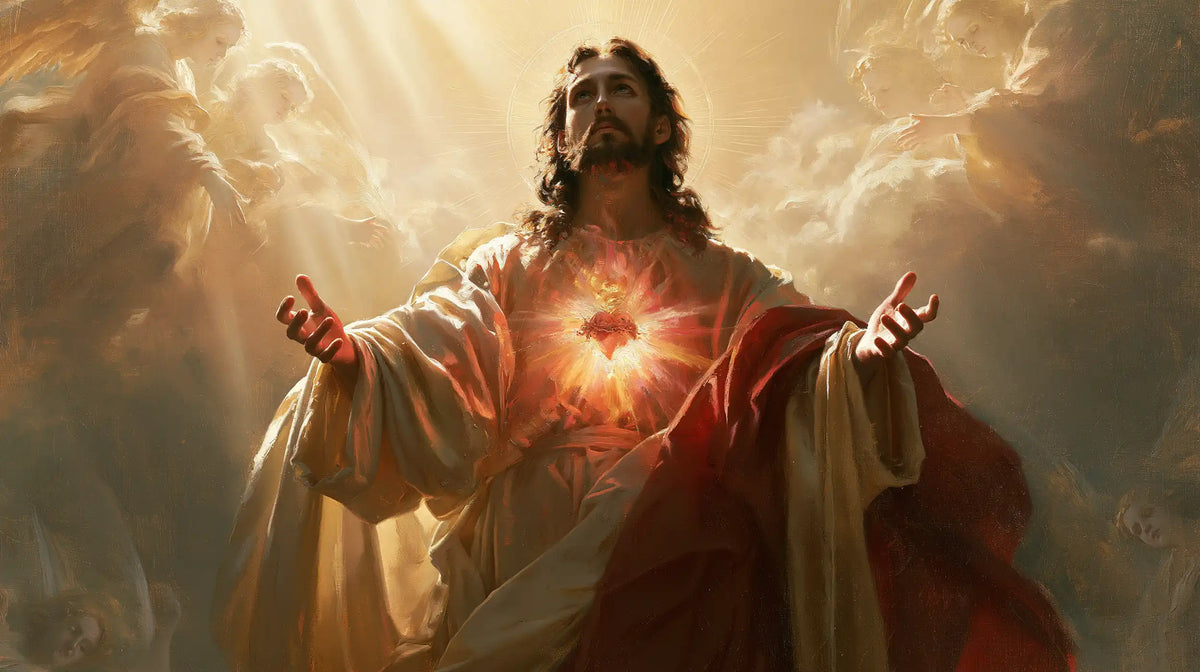 Sacred Heart of Jesus - Jesus as Divine Light · Landscape n° 14