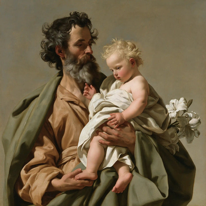 Saint Joseph with the Child Jesus – Florentine Renaissance · Square no. 1