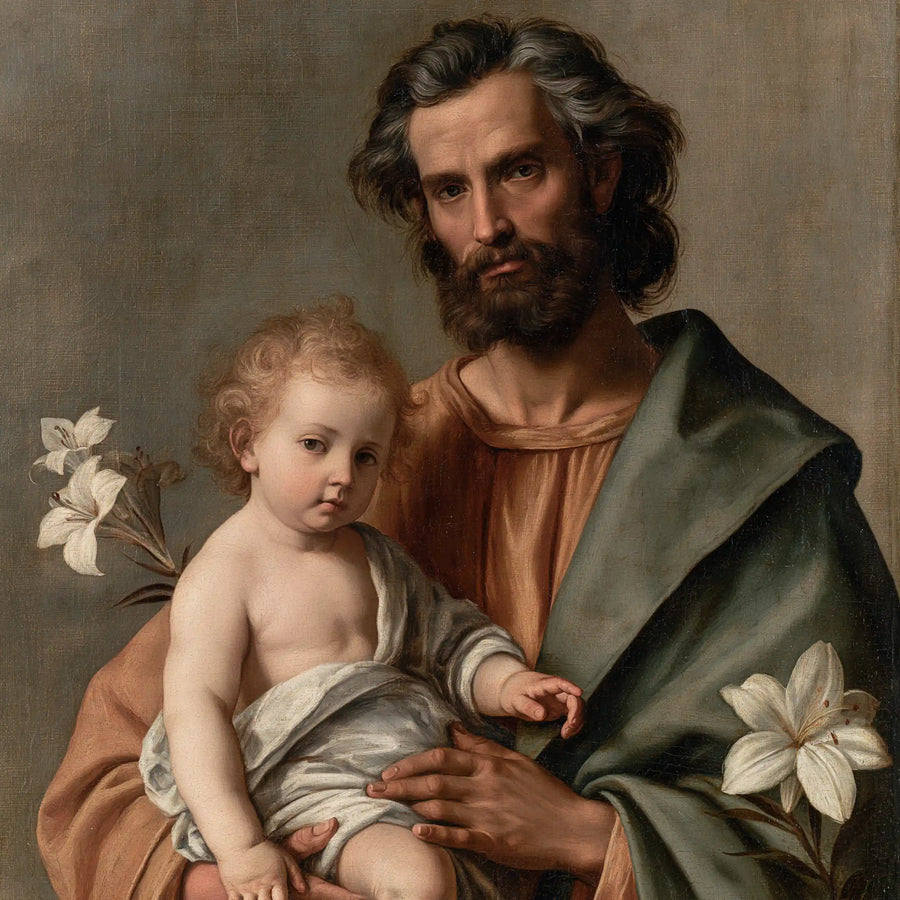 Saint Joseph with the Child Jesus – Florentine Renaissance · Square no. 4
