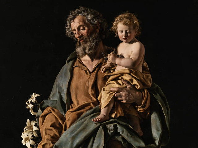 Saint Joseph with the Child Jesus – Florentine Renaissance · Landscape no. 1