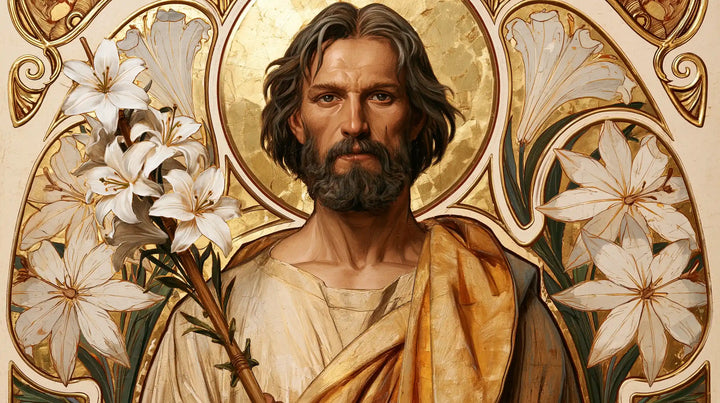 Saint Joseph – Sacred Art Nouveau · Landscape no. 11