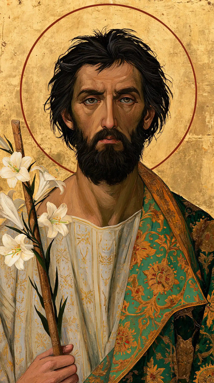 Saint Joseph – Contemporary Byzantine · Portrait no. 8