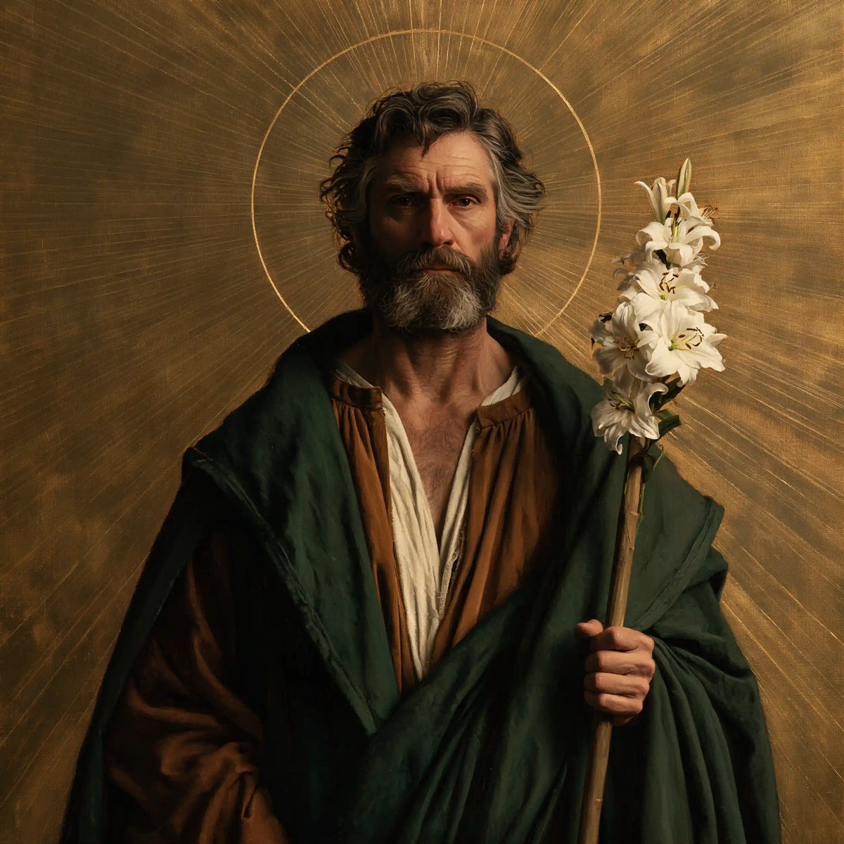 Saint Joseph – Sacred Gold · Square no. 6