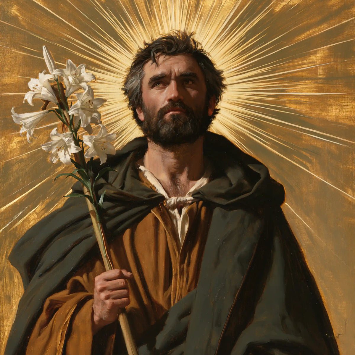 Saint Joseph – Sacred Gold · Square no. 7