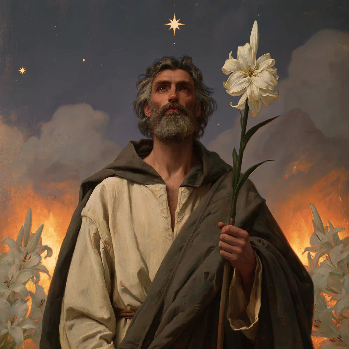 Saint Joseph – Symbolist · Square no. 3