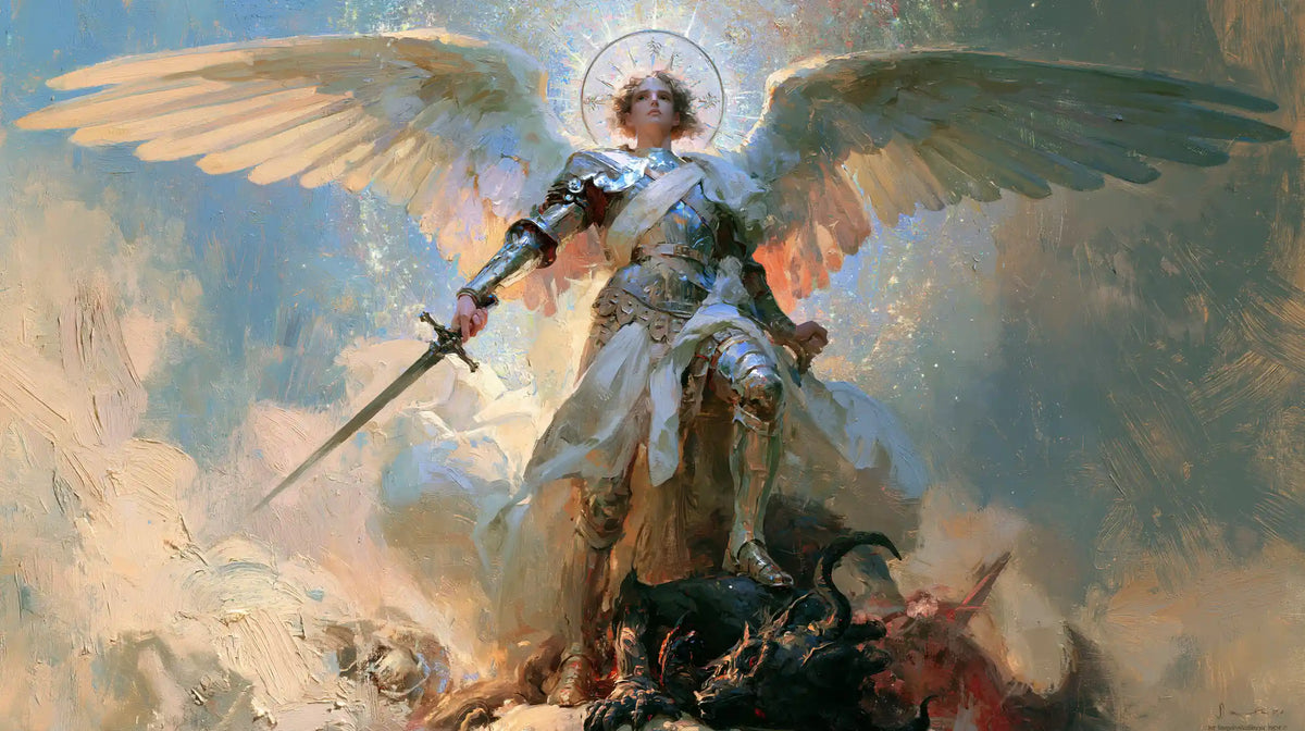 Saint Michael the Archangel – Impressionist · Landscape no. 10