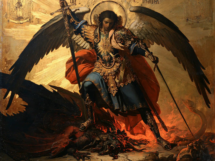 Saint Michael the Archangel – Sacred Gold · Landscape no. 5