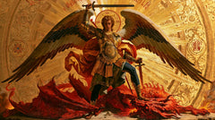 Saint Michael the Archangel – Sacred Gold · Landscape no. 12