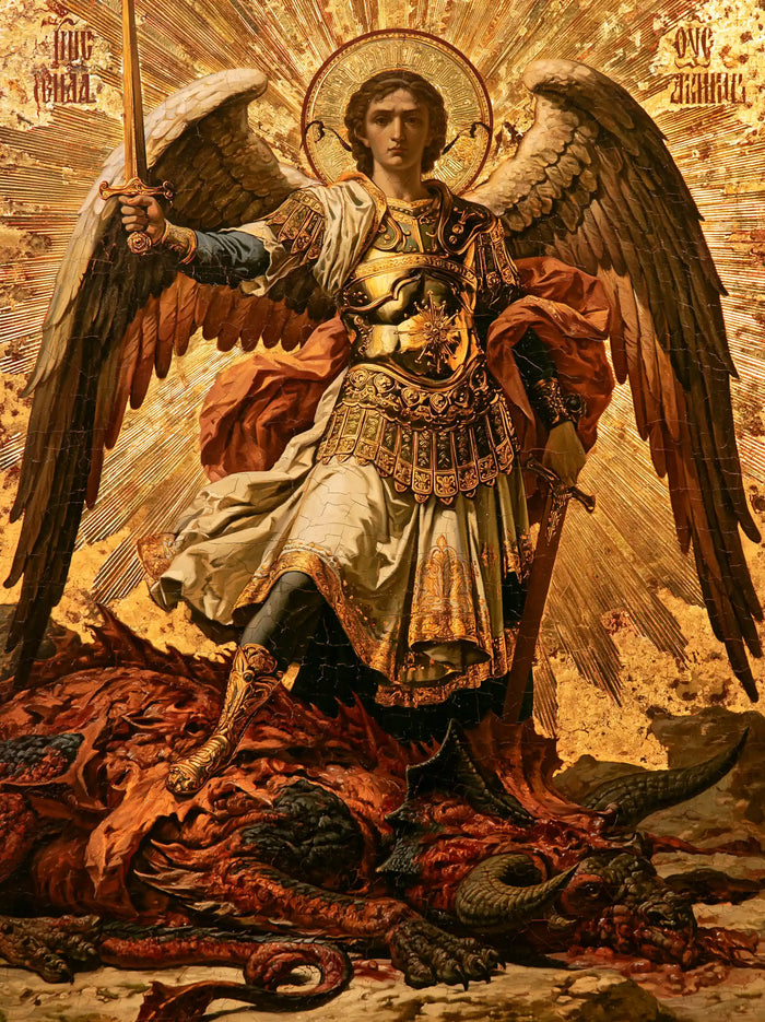 Saint Michael the Archangel – Sacred Gold · Portrait no. 15