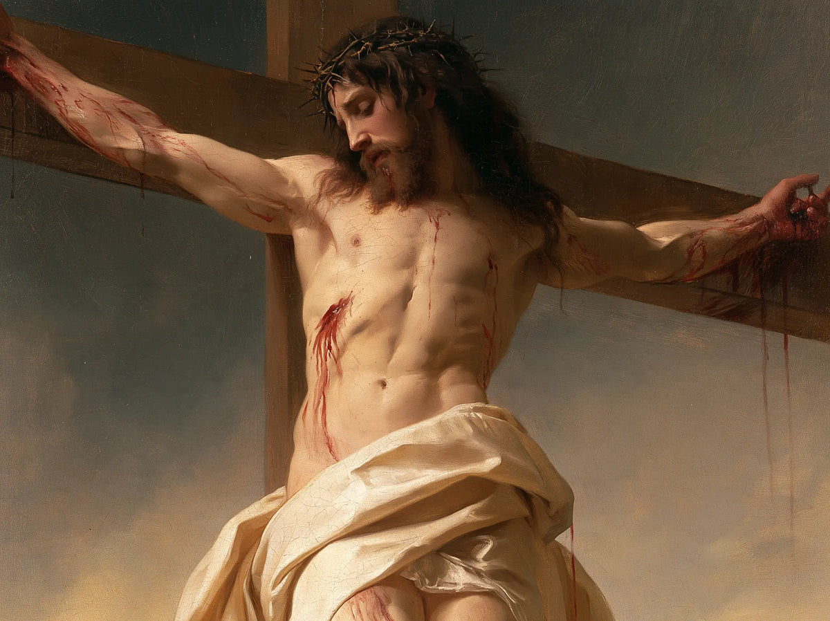 The Crucifixion – Ember Prayer Beneath the Cross