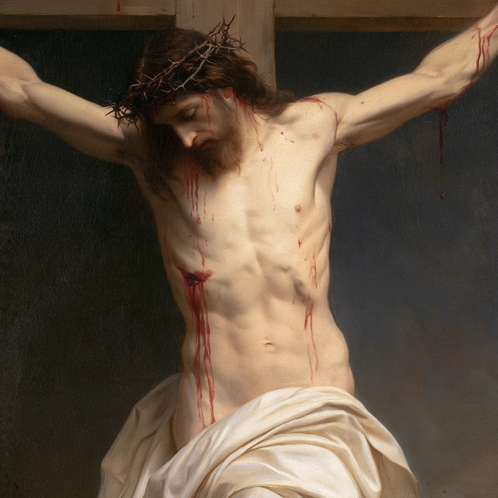 The Crucifixion – Measured Prayer Beneath the Cross