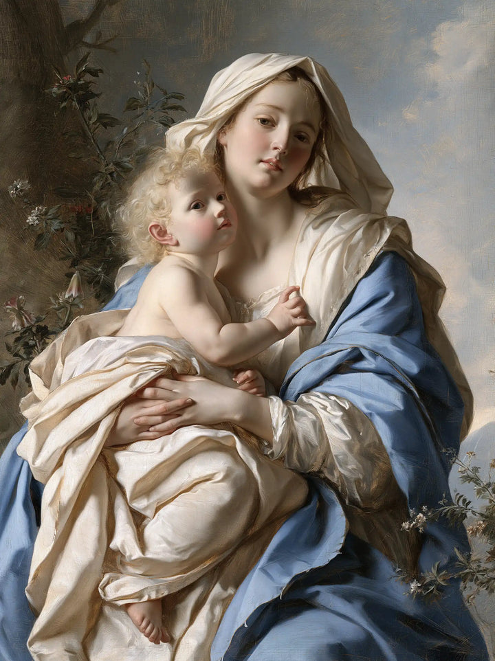 Virgin Mary and Child Jesus - Florentine Renaissance · Portrait n° 23