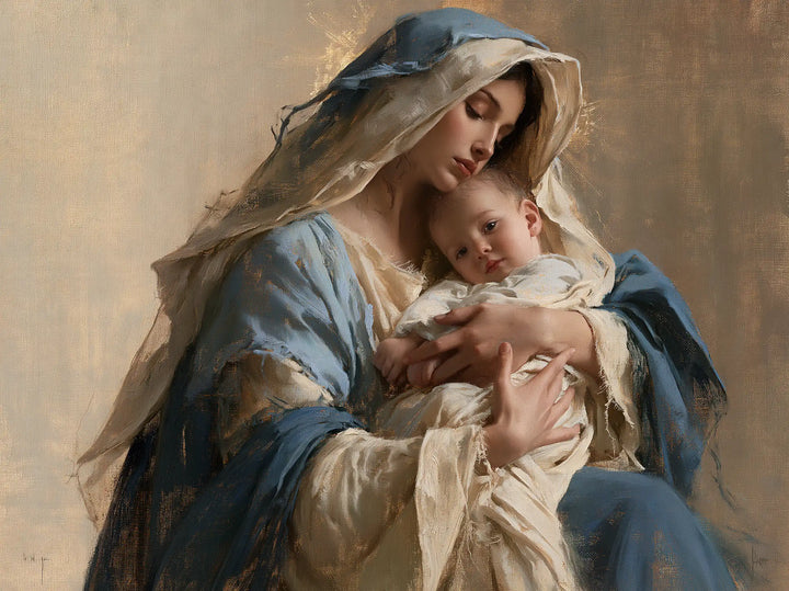 Virgin Mary and Child Jesus - Mary Presenting the Child Jesus · Landscape n° 7