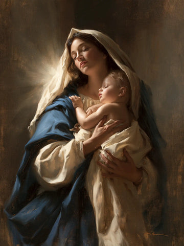 Virgin Mary and Child Jesus - Mary Presenting the Child Jesus · Portrait n° 31