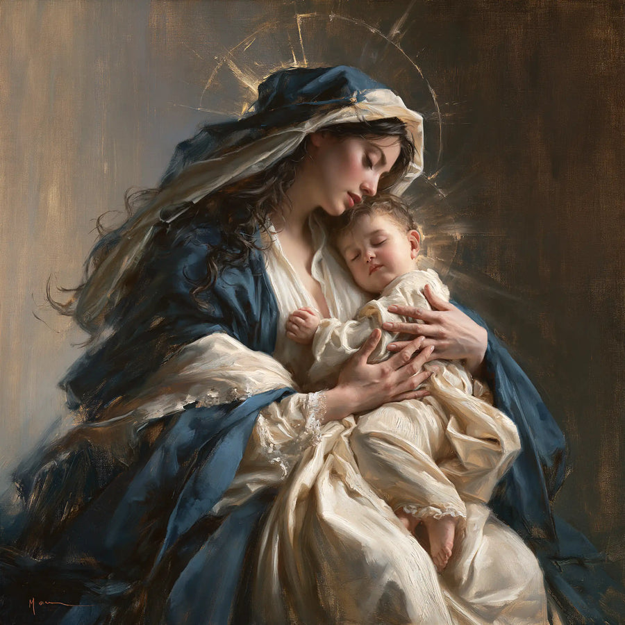 Virgin Mary and Child Jesus - Mary Presenting the Child Jesus · Square n° 3