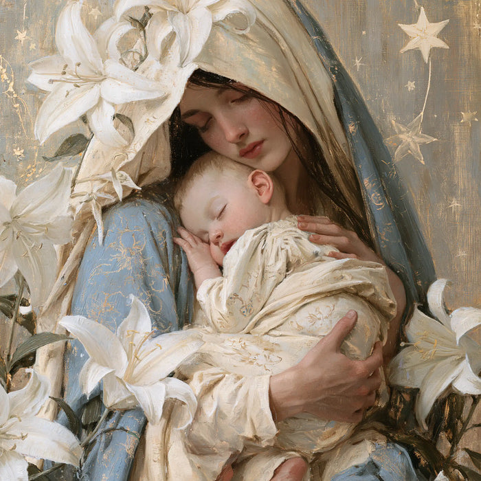 The Virgin and Child — The Sleeping Head Beneath the Tall Flower