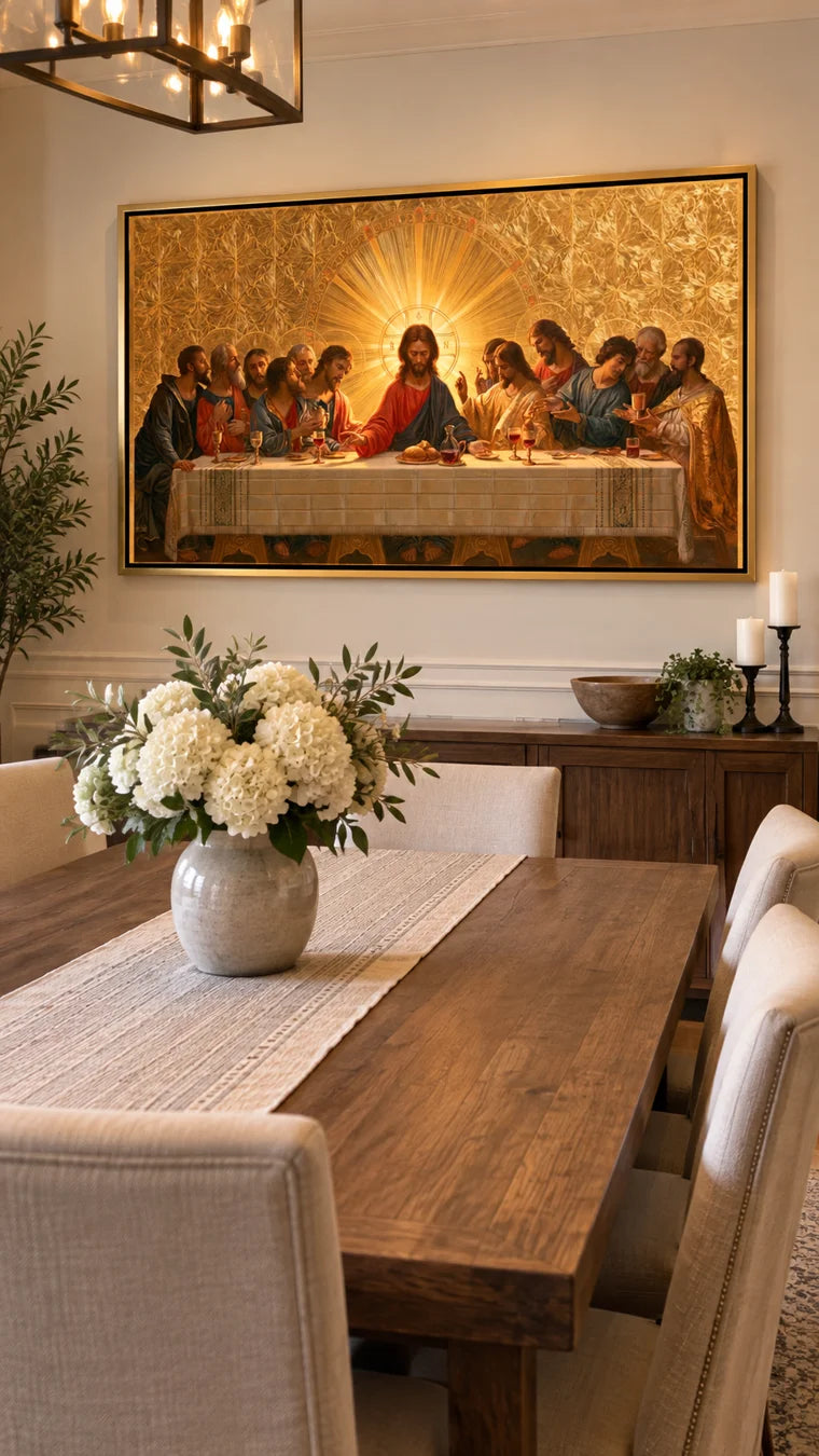 Artworks in real interiors
