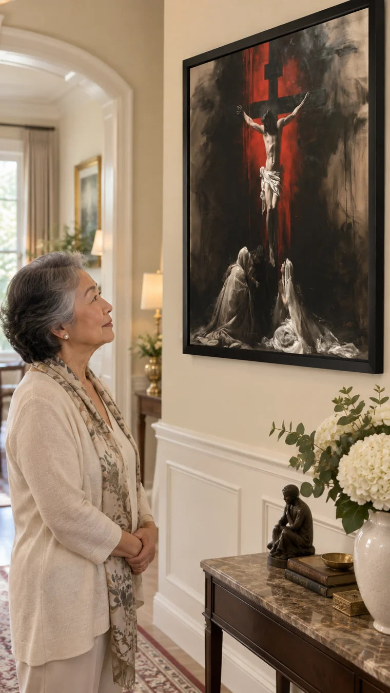 Artworks in real interiors