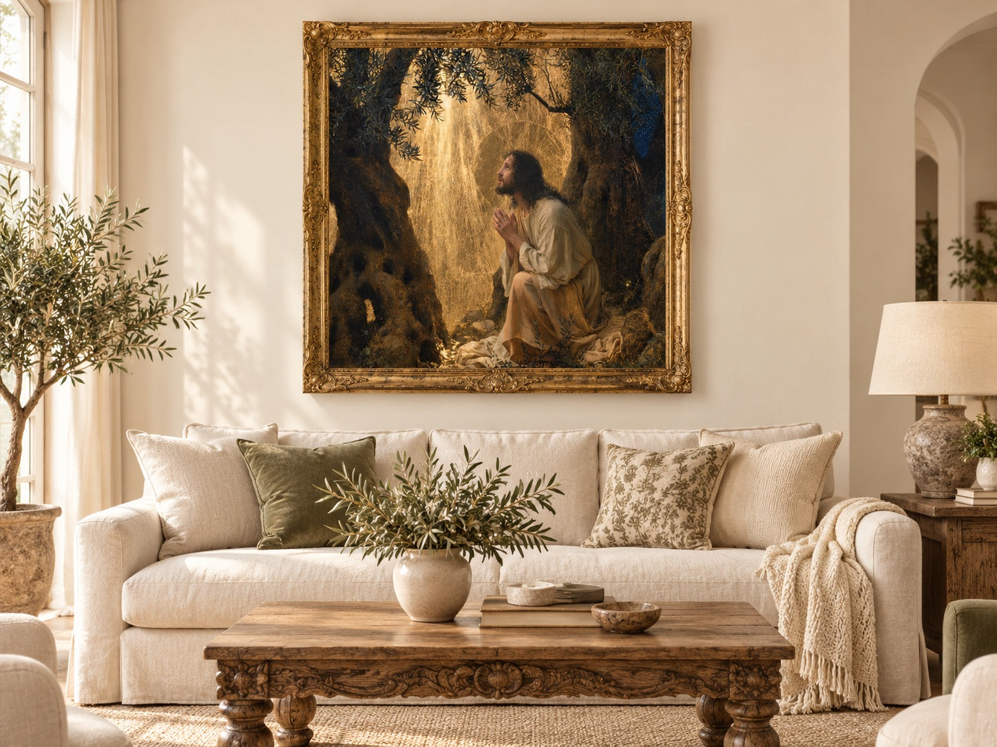 Jesus in Gethsemane